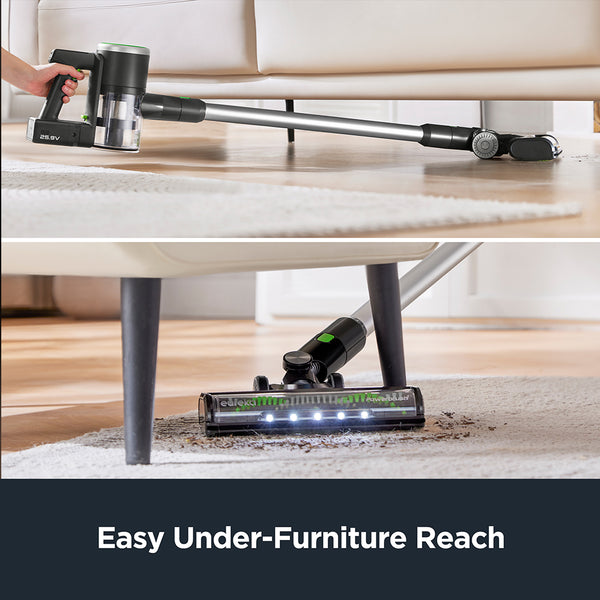 RapidClean Ultra NEC370GR – Cordless Stick Vacuum with LED & Long Run-Time
