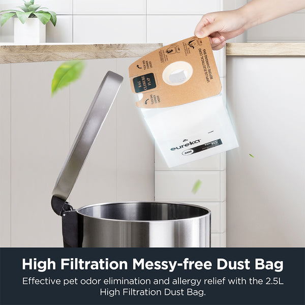 Eureka 3670H Bagged Canister – Allergen-Locked, Anywhere.