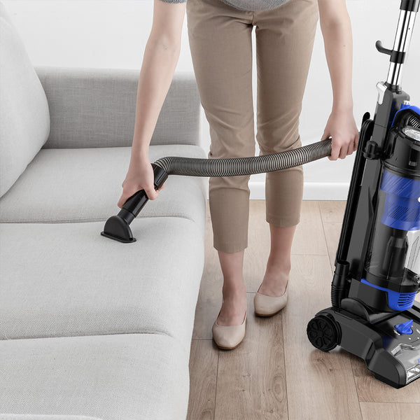 Eureka Lightweight Powerful Upright Vacuum Cleaner for Carpet and Hard Floor, PowerSpeed, New Model,Blue,black/New Model