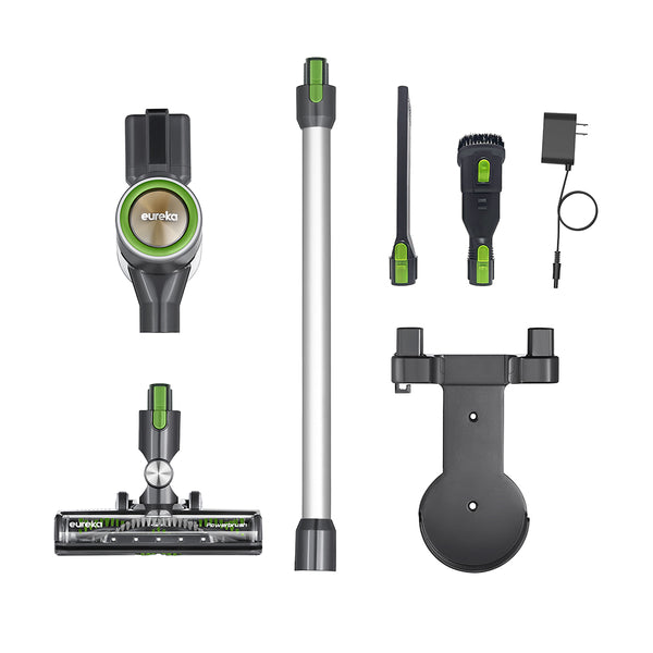RapidClean Ultra NEC370GR – Cordless Stick Vacuum with LED & Long Run-Time