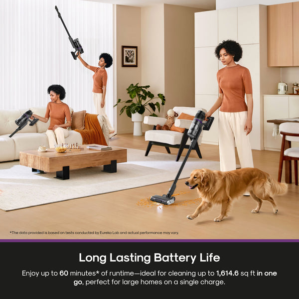 Eureka ReactiSense 440 – Smart Cordless Stick Vacuum with LED & Sensor Tech