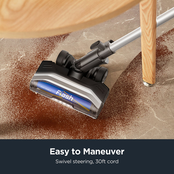 Flash NES520BL – Corded Stick Vacuum for Powerful Multi-Surface Cleaning
