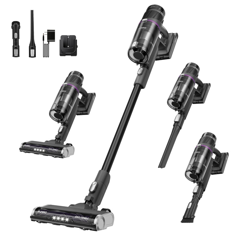 Eureka ReactiSense 440 – Smart Cordless Stick Vacuum with LED & Sensor Tech