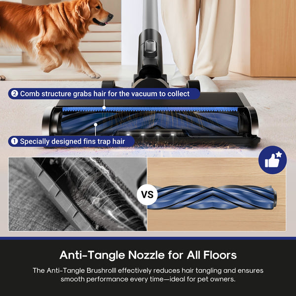 ReactiSense NEC451BL – Corded Stick Vacuum with LED & Sensor Tech
