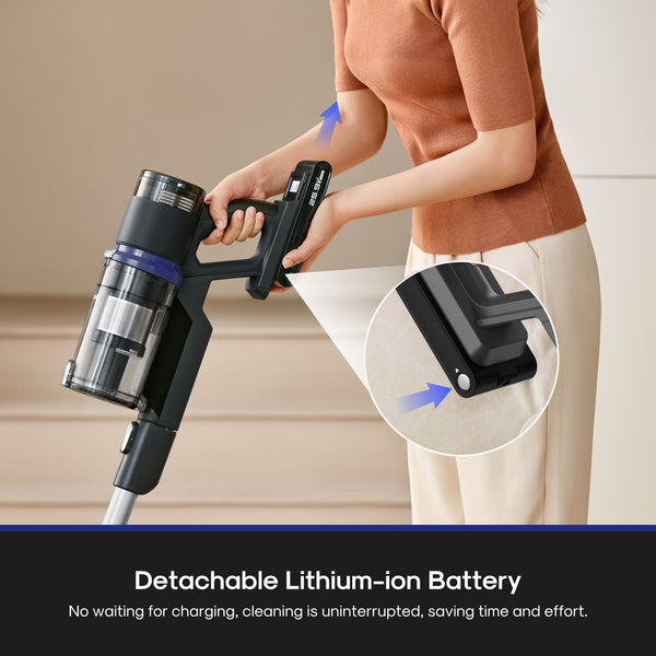 ReactiSense NEC451BL – Corded Stick Vacuum with LED & Sensor Tech