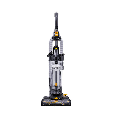 EUREKA PowerSpeed Lightweight Powerful Upright Vacuum Cleaner for Carpet and Hard Floor NEU181D, Pet Turbo, Black,Yellow