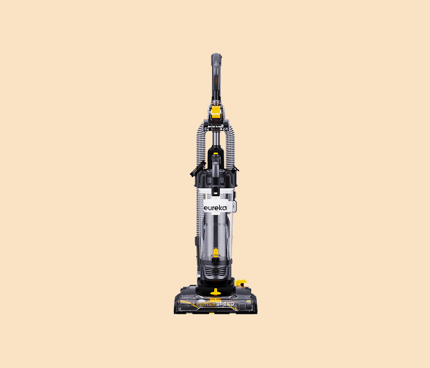 EUREKA PowerSpeed Lightweight Powerful Upright Vacuum Cleaner for Carpet and Hard Floor, Pet Turbo, Black,Yellow