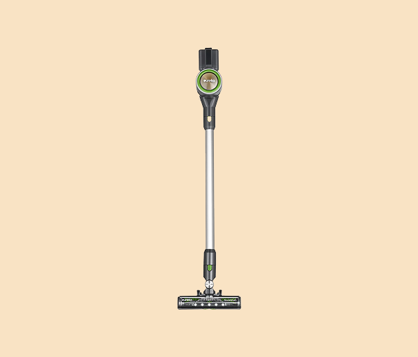 RapidClean Ultra NEC370GR – Cordless Stick Vacuum with LED & Long Run-Time
