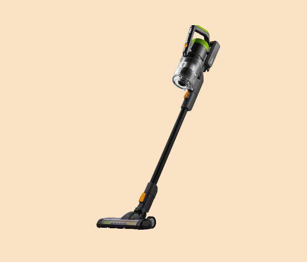 NEC285GR – Cordless Stick Vacuum with LED, Swivel & Long Runtime