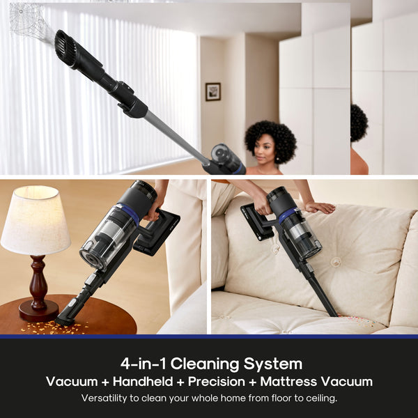 ReactiSense NEC451BL – Corded Stick Vacuum with LED & Sensor Tech