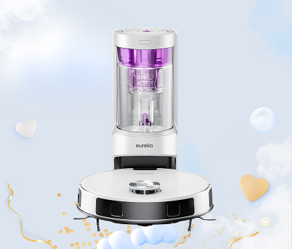 E10s Robot Vacuum Bagless Self-empty Dust Station