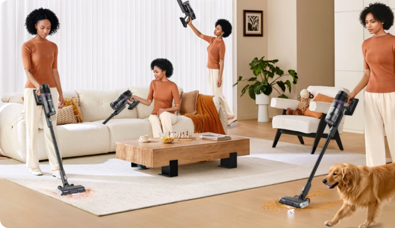 Eureka ReactiSense 440 – Smart Cordless Stick Vacuum with LED & Sensor Tech