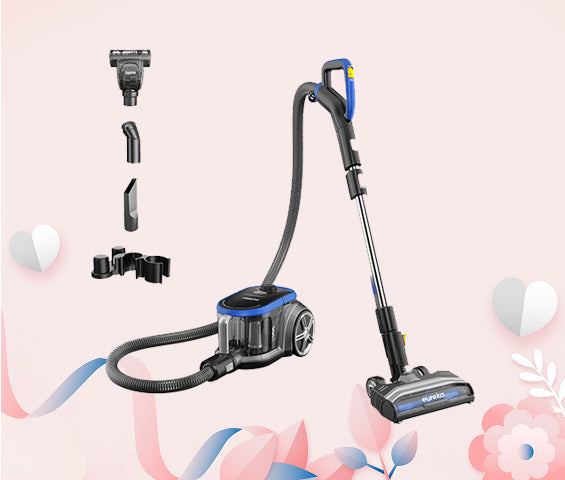 Eureka Bagless Canister Vacuum Cleaner NEN186BL