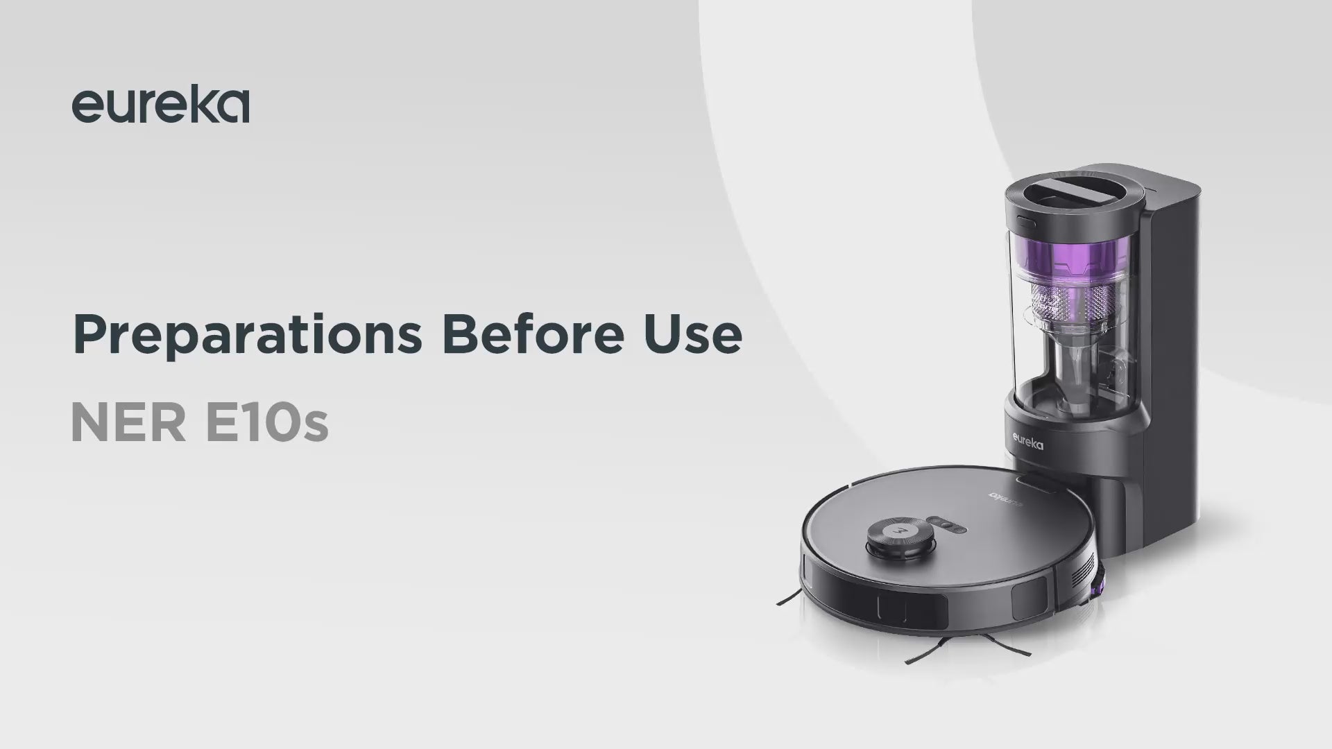 Eureka Bagless Robot Vacuum, NER E10s - Eureka US